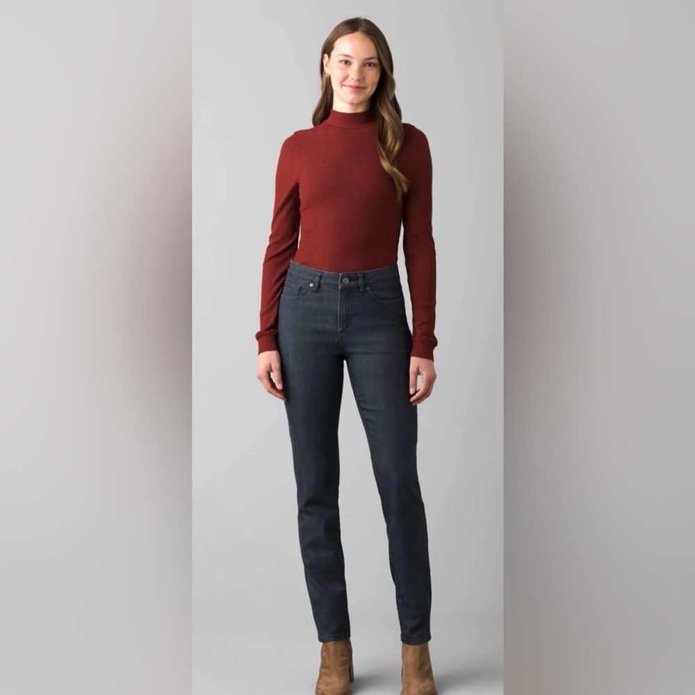 Prana Kayla Women’s High Rise Jeans Size 13 Denim Solid NWT